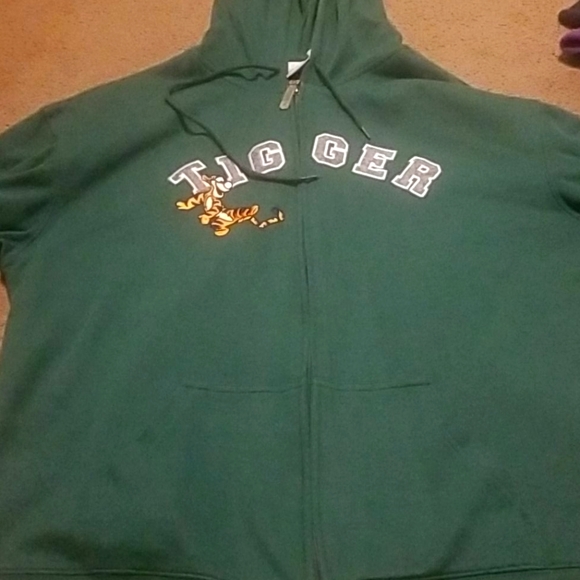 tigger zip up hoodie